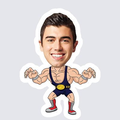 Male Wrestler topper body