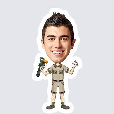 Male Zookeeper topper body