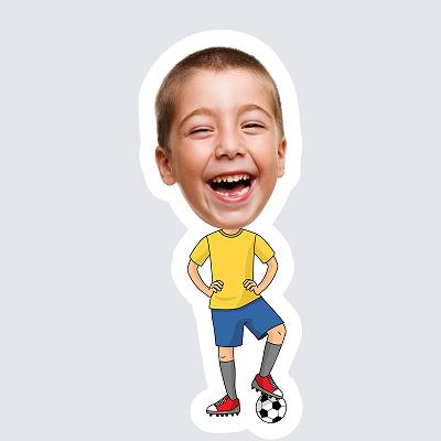 Boy Soccer topper body