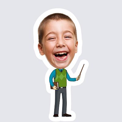 Boy Teacher topper body