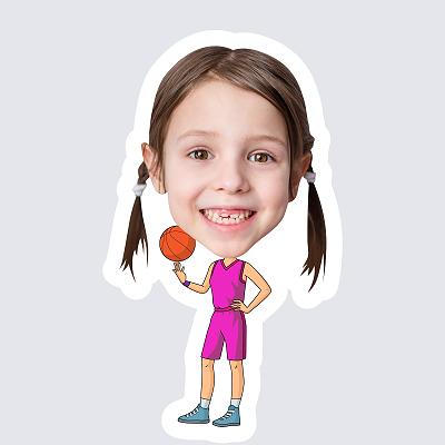 Basketball Girl topper body