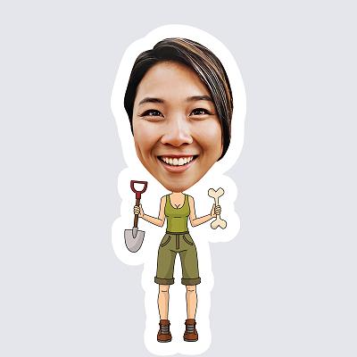 Female Archeologist topper body