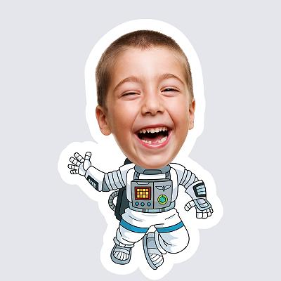 Boy Astronaut topper body