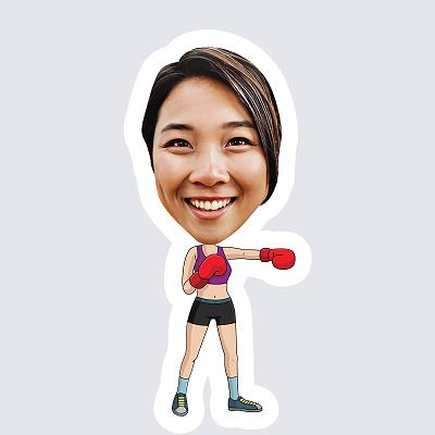 Female Boxer topper body
