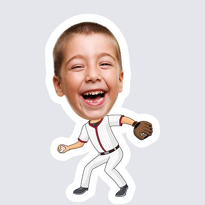 Boy Baseball topper body