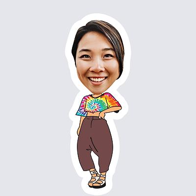 Female Hippie topper body