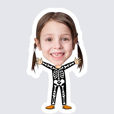 Female Skeleton topper body