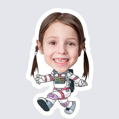 Girl Astronaut topper body