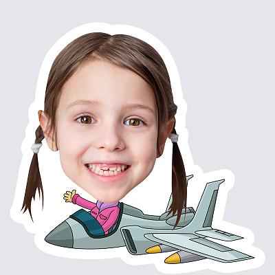 Girl Jet Pilot topper body