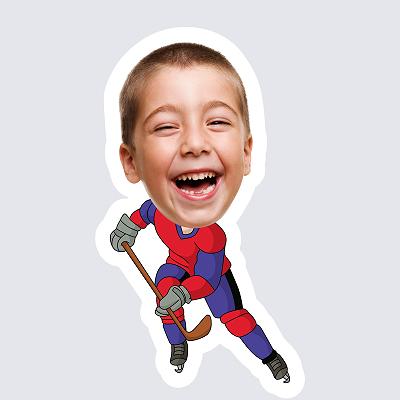 Boy Hockey topper body