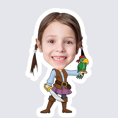 Girl Pirate topper body