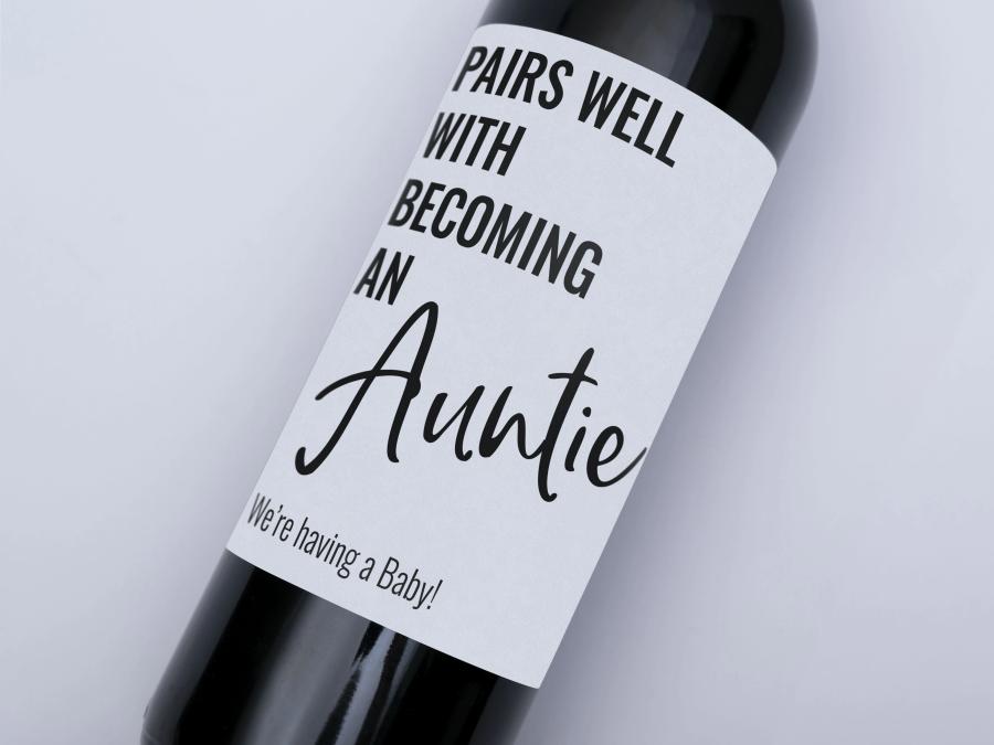 Auntie Pairs Well on bottle