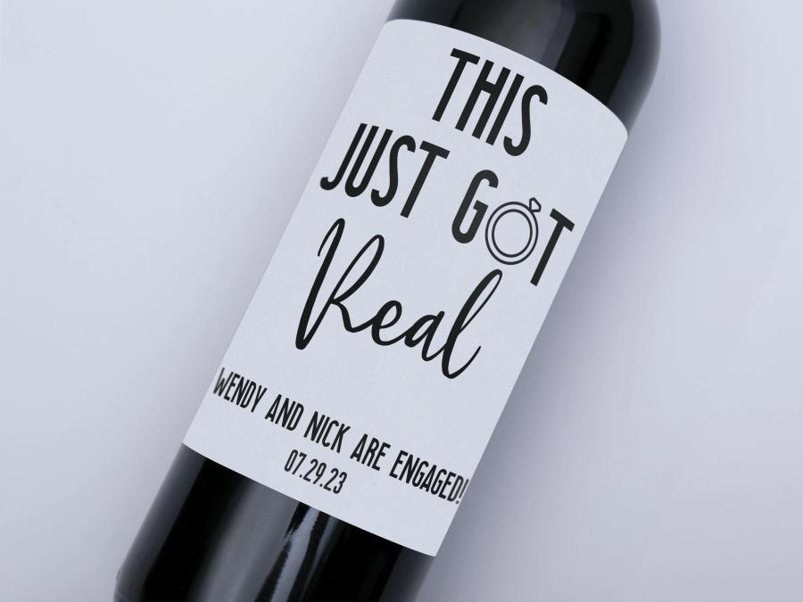 Got Real Ring Label on bottle