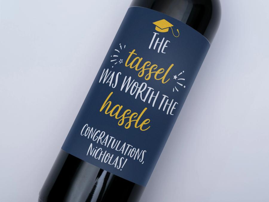 Tassel Worth Hassle on bottle