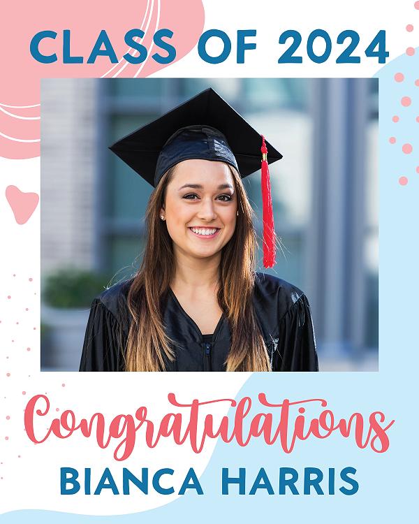 Photo Frame Grad label design