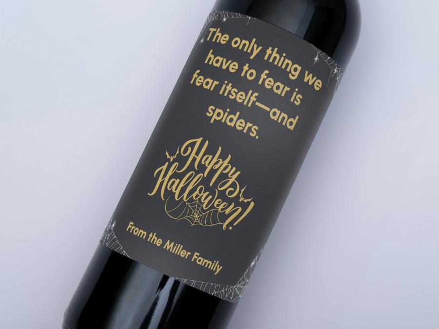 Fear and Spiders on bottle