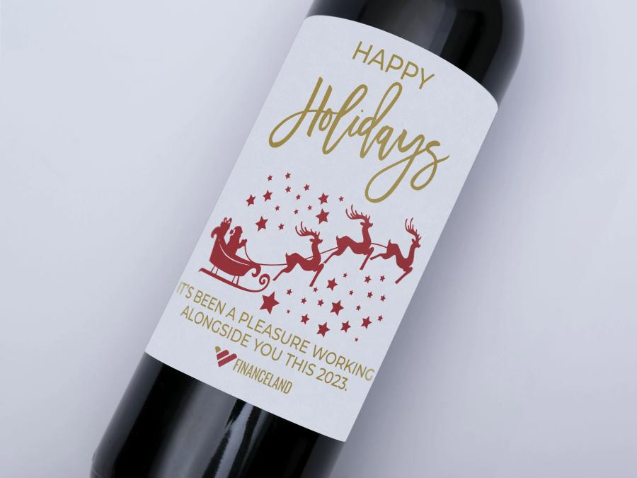 Santa Sleigh Glam on bottle