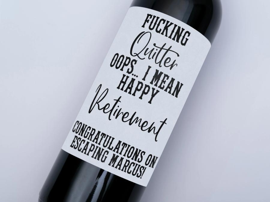 Quitter White Edition on bottle