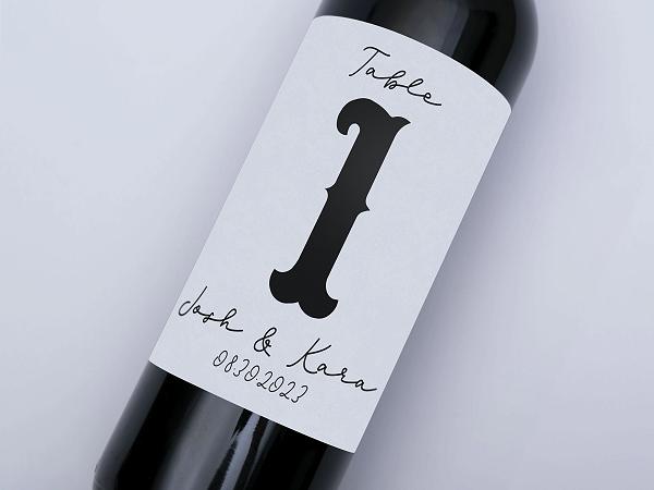 Classic Table Number