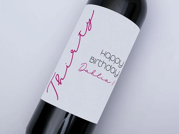 Thirty Script Flourish