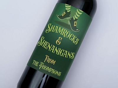 Custom Wine Label - custom photo wine bottle label