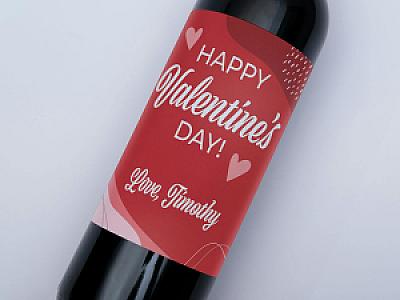 Custom Wine Label - custom photo wine bottle label