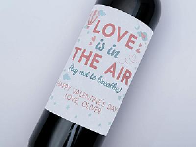 Custom Wine Label - custom photo wine bottle label