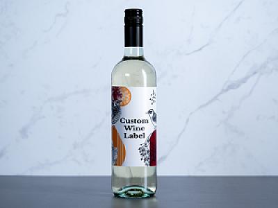 Custom Wine Label - custom photo wine bottle label
