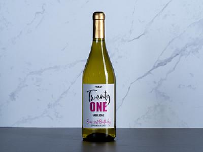 Custom Wine Label - custom photo wine bottle label