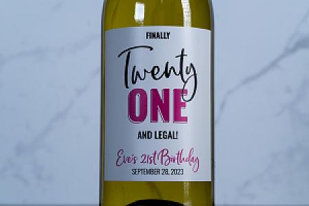 Custom Wine Label - custom photo wine bottle label