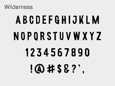 Custom "Wilderness" Style Banner