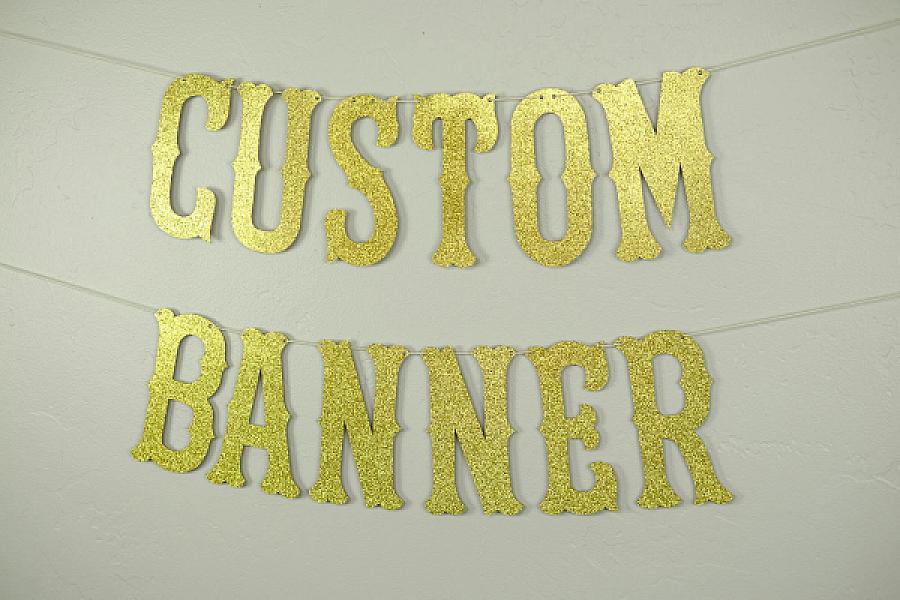 Custom "Western" Banner