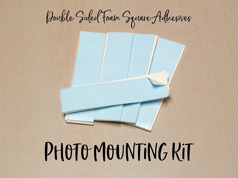 Photo Banner Mounting Kit – Double Sided Adhesive Foam Squares