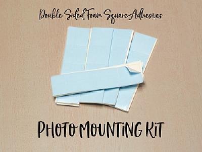 Photo Banner Mounting Kit – Double Sided Adhesive Foam Squares