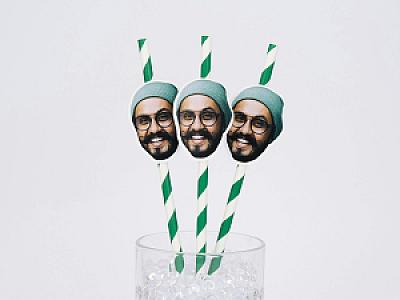 Custom Face Straws for Birthdays