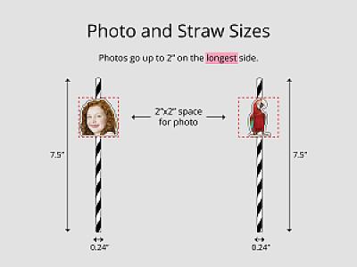 Custom Face Straws for Birthdays