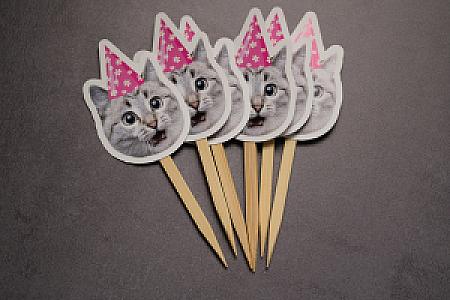 Custom Dog & Cat Cupcake Toppers