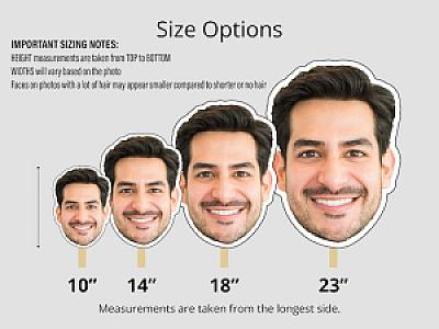 Sports Big Head Cutouts, Team Gifts