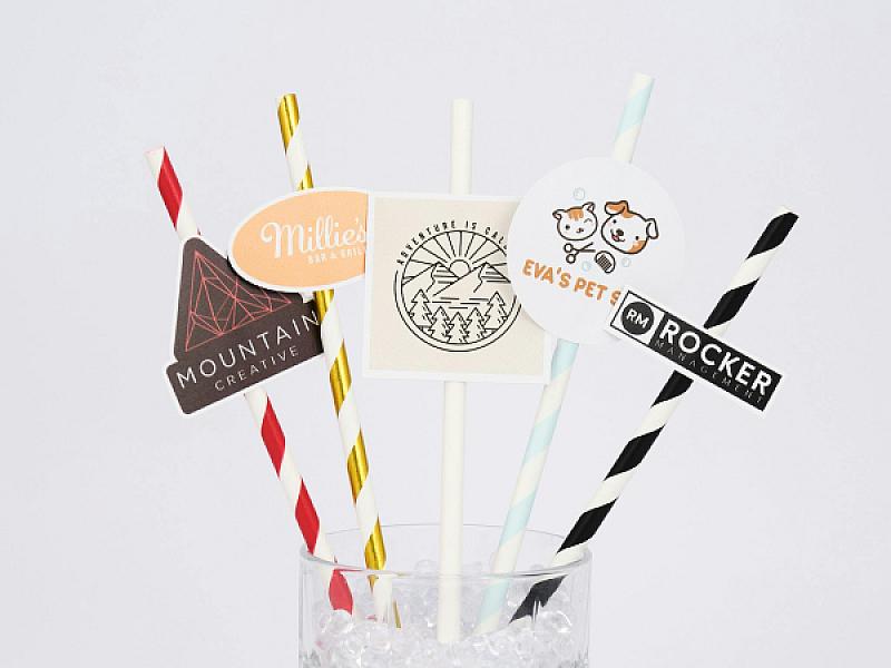 Custom Straws
